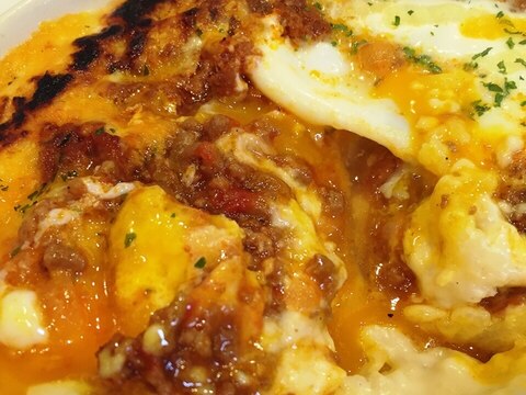 卵がとろ〜り!ミラノ風ドリア